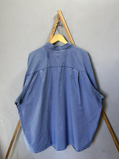 GS Gingham Shirt | Full Sleeves |Korean-Inspired Oversized Fit | Lightweight Summer Wear | Men Women | Online Shopping