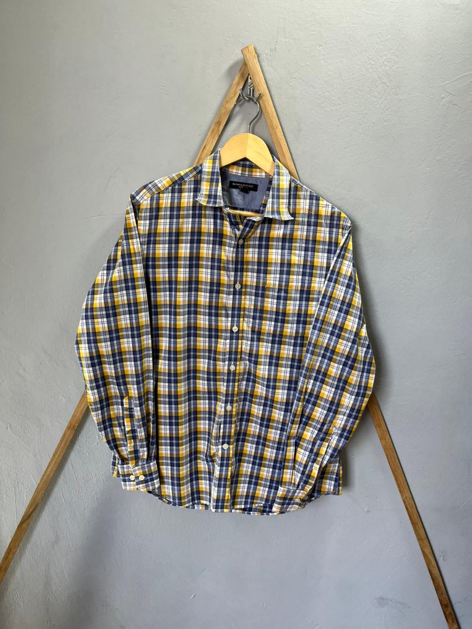 BANANA REPUBLIC Shirt | Full Sleeves |Korean-Inspired Oversized Fit | Lightweight Summer Wear  | Men Women | Online Shopping