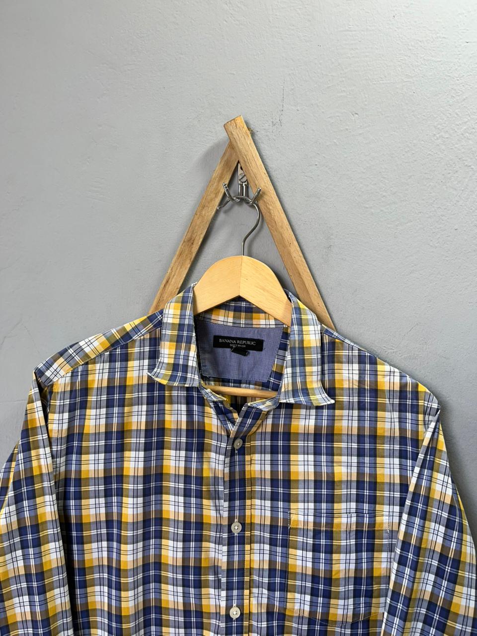 BANANA REPUBLIC Shirt | Full Sleeves |Korean-Inspired Oversized Fit | Lightweight Summer Wear  | Men Women | Online Shopping