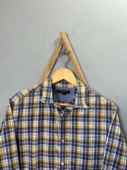 BANANA REPUBLIC Shirt | Full Sleeves |Korean-Inspired Oversized Fit | Lightweight Summer Wear  | Men Women | Online Shopping