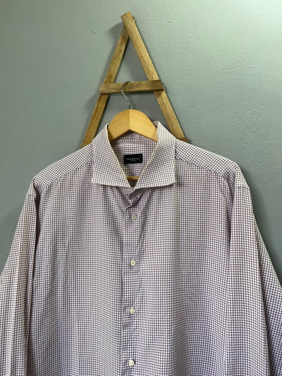 Zegna  Shirt | Full Sleeves |Korean-Inspired Oversized Fit | Lightweight Summer Wear | Men Women | Online Shopping