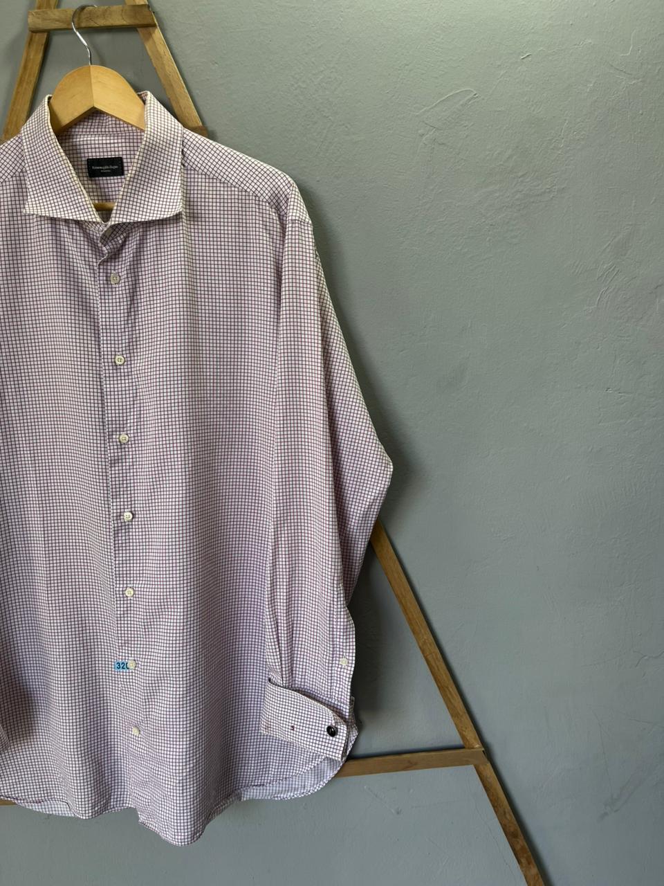 Zegna  Shirt | Full Sleeves |Korean-Inspired Oversized Fit | Lightweight Summer Wear | Men Women | Online Shopping