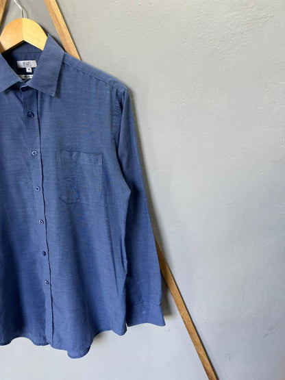 F&F Plain  Shirt | Full Sleeves |Korean-Inspired Oversized Fit | Lightweight Summer Wear | Men Women | Online Shopping