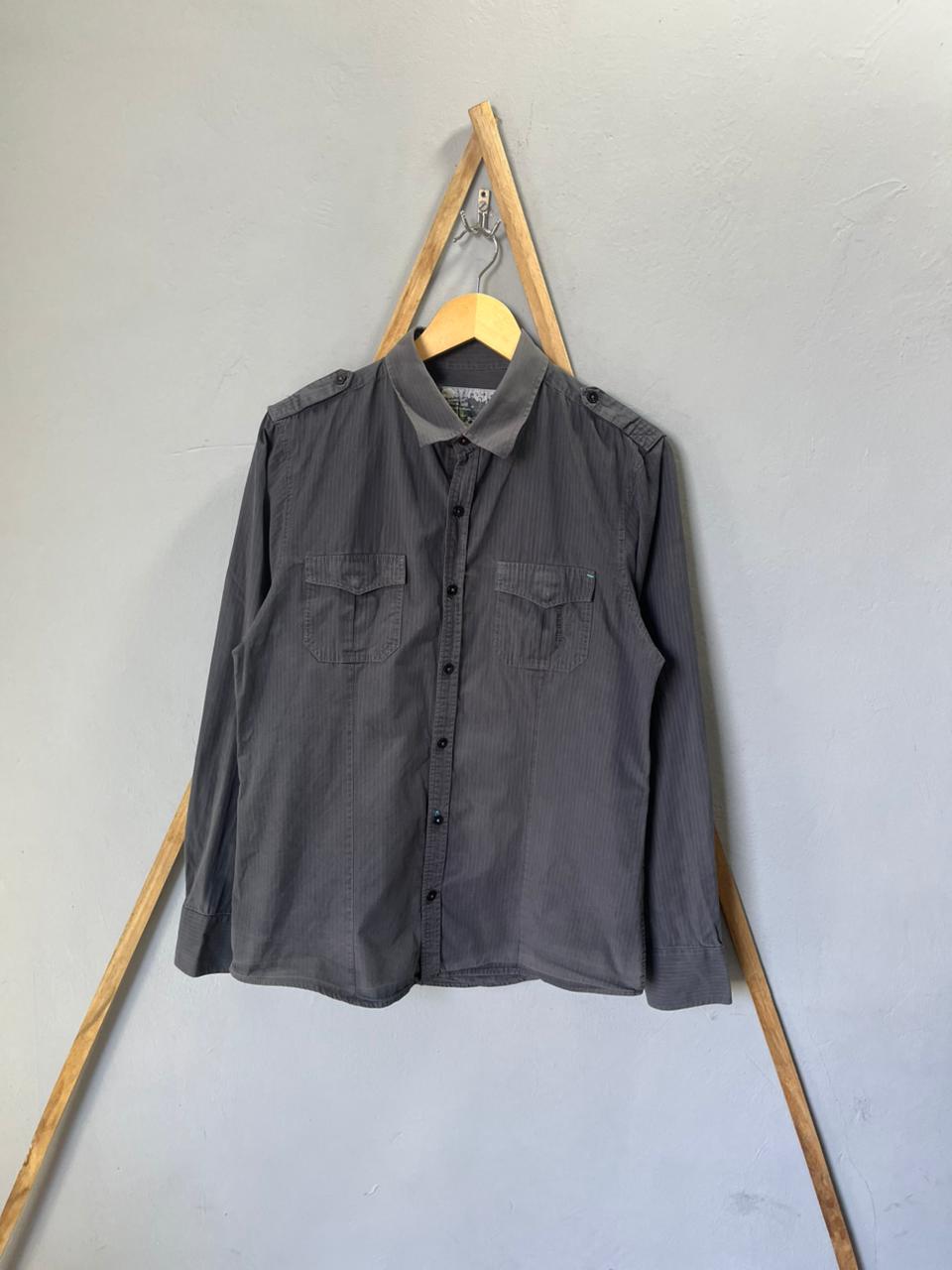 River Island Shirt | Full Sleeves |Korean-Inspired Oversized Fit | Lightweight Summer Wear | Men Women | Online Shopping