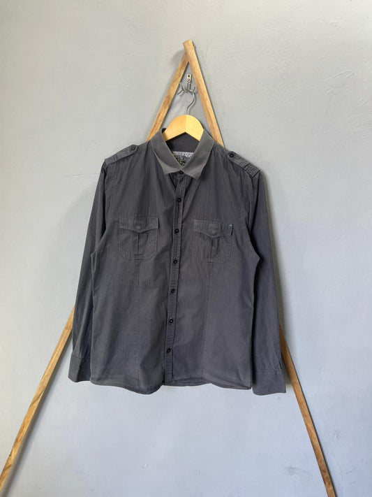 River Island Shirt | Full Sleeves |Korean-Inspired Oversized Fit | Lightweight Summer Wear | Men Women | Online Shopping