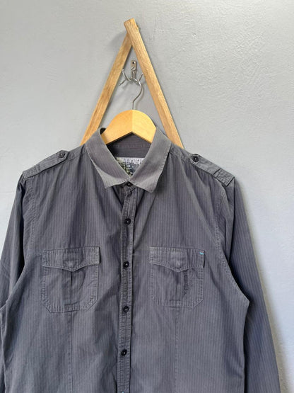 River Island Shirt | Full Sleeves |Korean-Inspired Oversized Fit | Lightweight Summer Wear | Men Women | Online Shopping