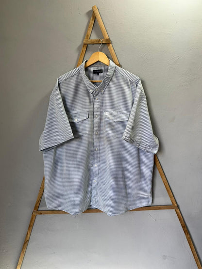 Lincoln gingham Checkered Shirt | Korean-Inspired Oversized Fit | Lightweight Summer Wear |  Full Sleeve | Men Women | Online Shopping