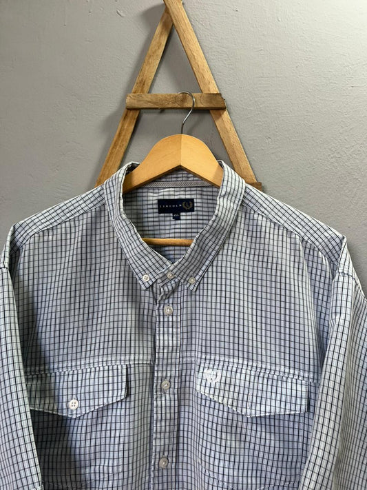 Lincoln gingham Checkered Shirt | Korean-Inspired Oversized Fit | Lightweight Summer Wear |  Full Sleeve | Men Women | Online Shopping