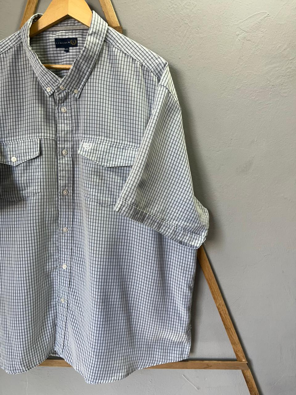 Lincoln gingham Checkered Shirt | Korean-Inspired Oversized Fit | Lightweight Summer Wear |  Full Sleeve | Men Women | Online Shopping