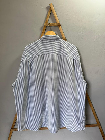 Lincoln gingham Checkered Shirt | Korean-Inspired Oversized Fit | Lightweight Summer Wear |  Full Sleeve | Men Women | Online Shopping