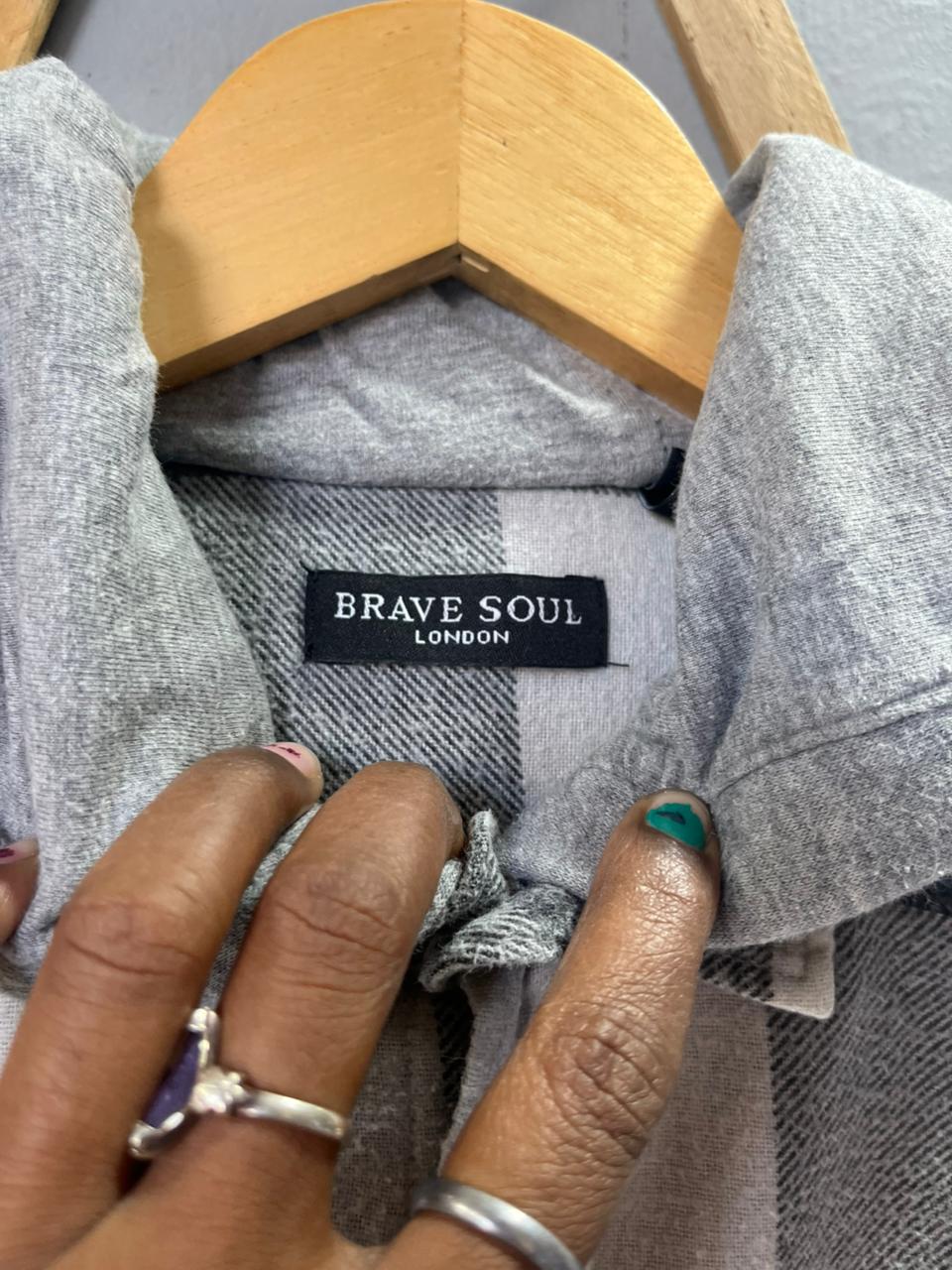 Brave Soul Checkered Full Sleeves Shirt | Korean-Inspired Oversized Fit | Lightweight Summer Wear |  Full Sleeve | Men Women | Online Shopping