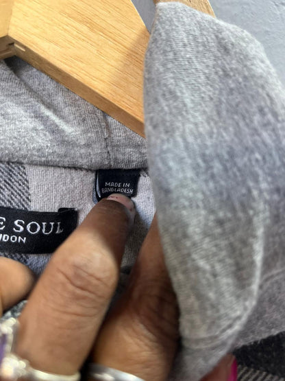 Brave Soul Checkered Full Sleeves Shirt | Korean-Inspired Oversized Fit | Lightweight Summer Wear |  Full Sleeve | Men Women | Online Shopping