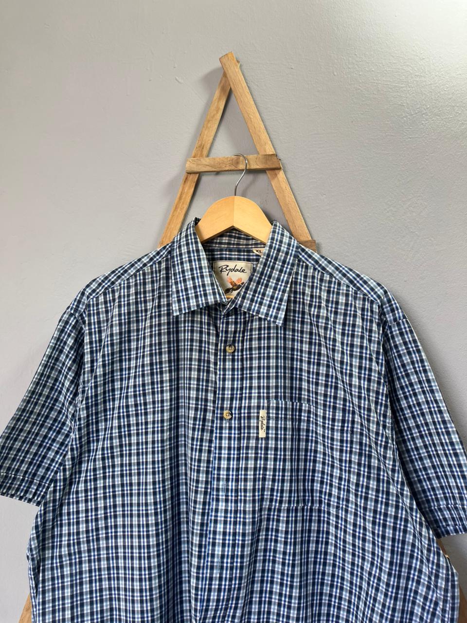 Rydale gingham Checkered Short Sleeves Shirt | Korean-Inspired Oversized Fit | Lightweight Summer Wear | Half  Sleeve | Men Women | Online Shopping