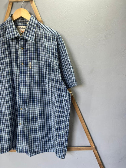 Rydale gingham Checkered Short Sleeves Shirt | Korean-Inspired Oversized Fit | Lightweight Summer Wear | Half  Sleeve | Men Women | Online Shopping