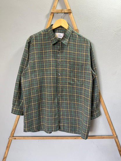 Angel Guimera Checkered Shirt |FULL SLEEVES| Korean-Inspired Oversized Fit | Lightweight Summer Wear |  Full Sleeve | Men Women | Online Shopping