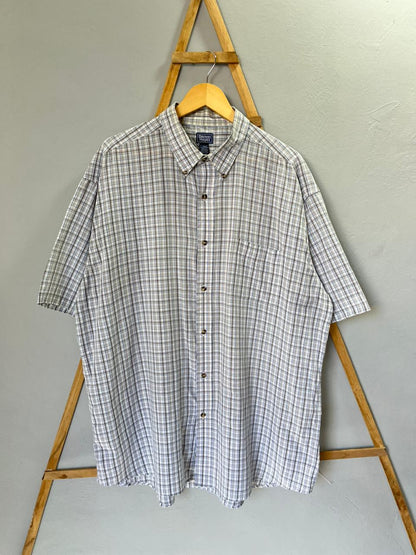 Denver Hayes Checkered Shirt |  Short sleeves |Korean-Inspired Oversized Fit | Lightweight Summer Wear | Half  Sleeve | Men Women | Online Shopping