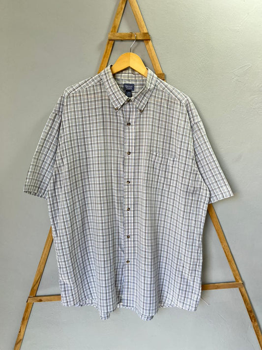 Denver Hayes Checkered Shirt |  Short sleeves |Korean-Inspired Oversized Fit | Lightweight Summer Wear | Half  Sleeve | Men Women | Online Shopping