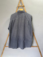 Denver Hayes gingham Checkered Shirt| short sleeves  | Korean-Inspired Oversized Fit | Lightweight Summer Wear | Half Sleeve | Men Women | Online Shopping