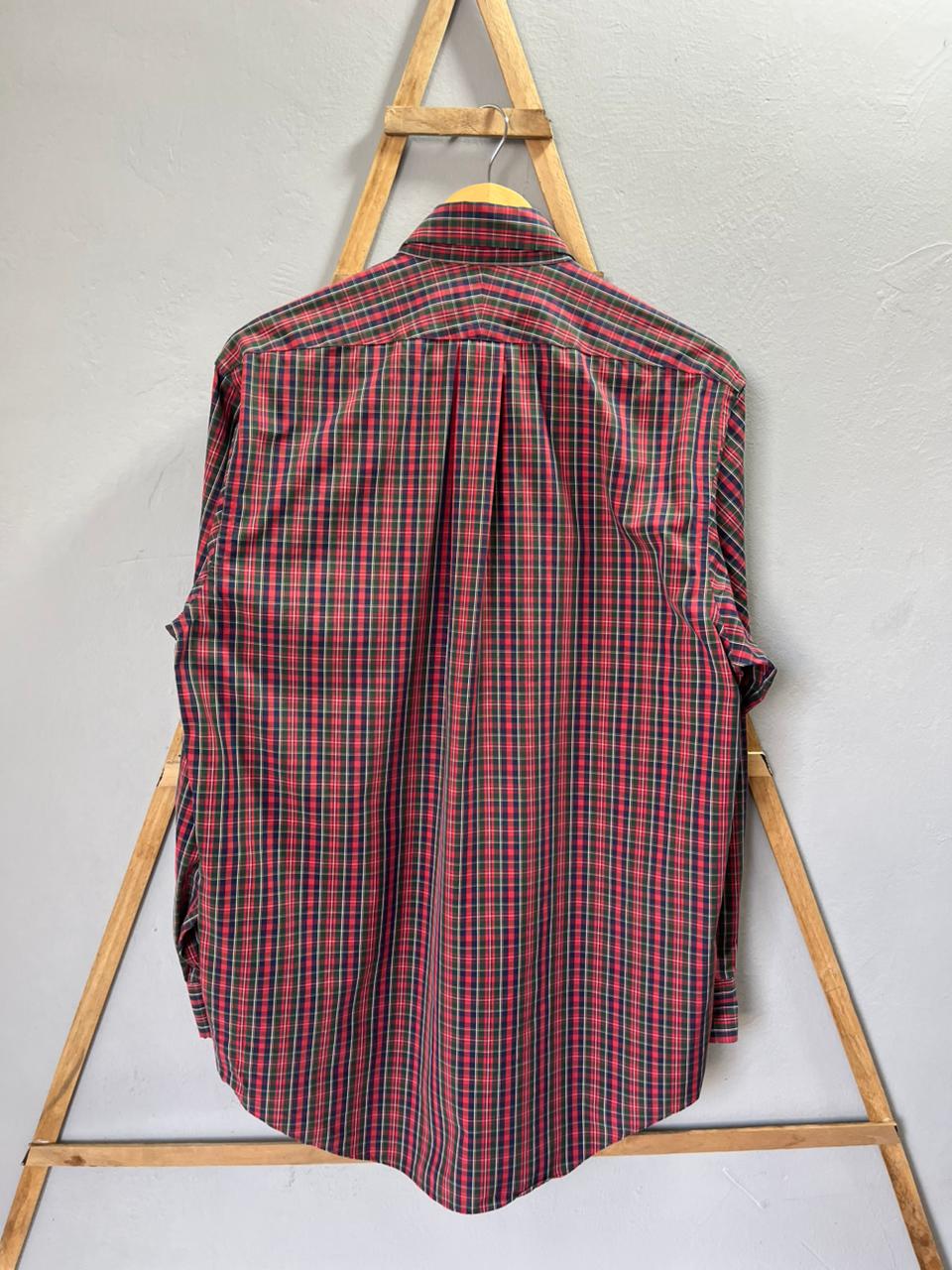 Lands End Checkered Shirt | Full sleeves |Korean-Inspired Oversized Fit | Lightweight Summer Wear | Full Sleeve | Men Women | Online Shopping