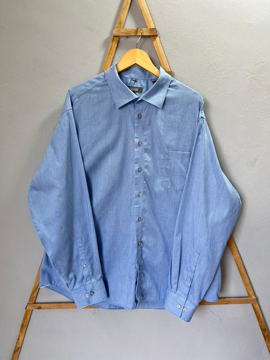 Kenneth Cole Reaction Checkered Shirt |Full sleeves | Korean-Inspired Oversized Fit | Lightweight Summer Wear |  Full Sleeve | Men Women | Online Shopping