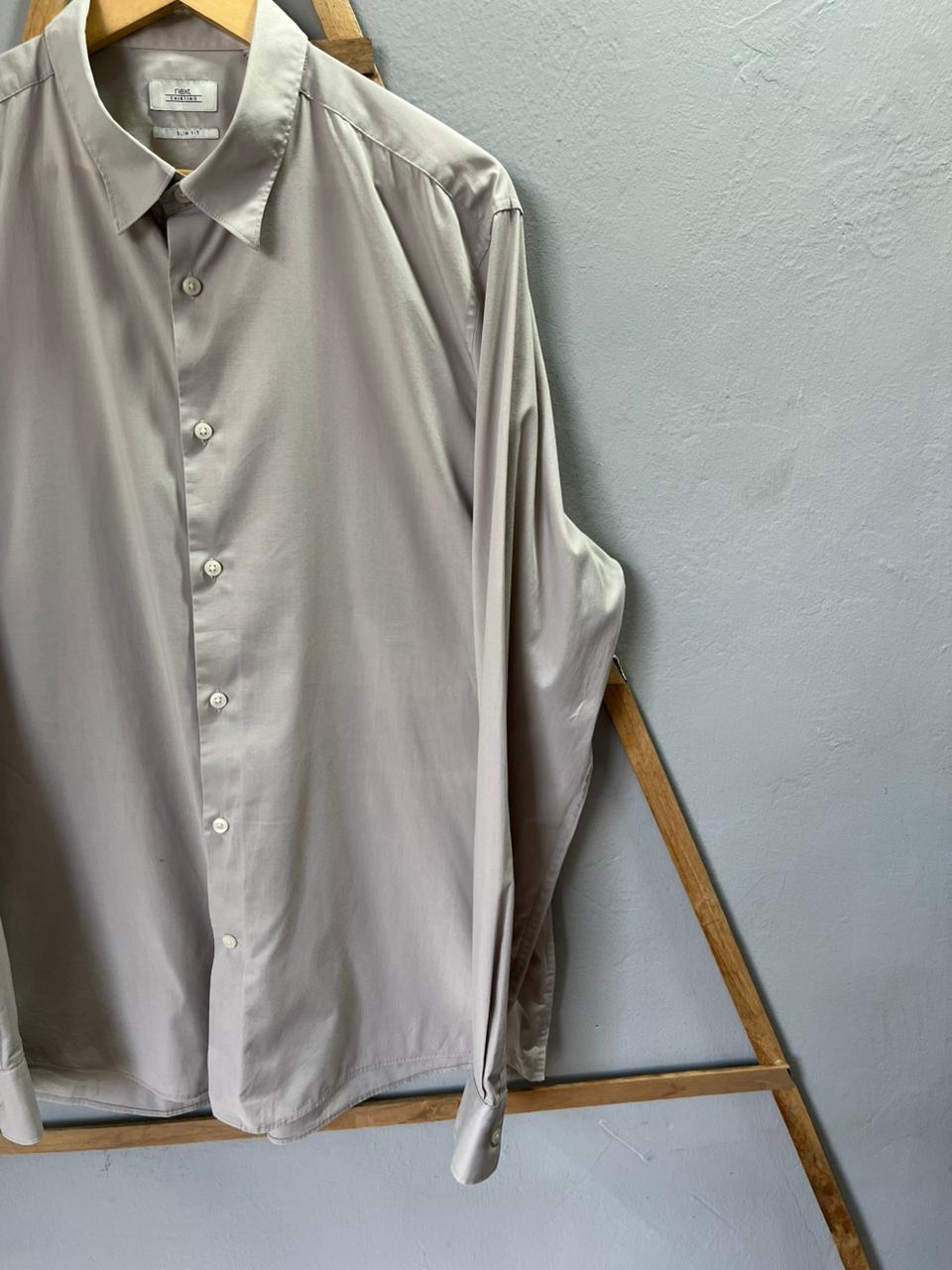 Next Plain Shirt | Full Sleeves |Korean-Inspired Slim Fit | Lightweight Summer Wear | Full Sleeve | Men Women | Online Shopping