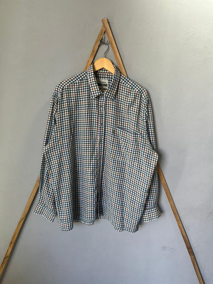 Champion gingham Checkered Shirt | Full Sleeves |Korean-Inspired Oversized Fit | Lightweight Summer Wear | Full Sleeve | Men Women | Online Shopping