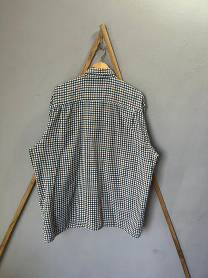 Champion gingham Checkered Shirt | Full Sleeves |Korean-Inspired Oversized Fit | Lightweight Summer Wear | Full Sleeve | Men Women | Online Shopping