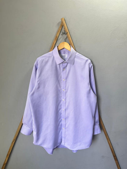 Charles Tyrwhitt plain  Shirt | Full Sleeves |Korean-Inspired Oversized Fit | Lightweight Summer Wear |  Full Sleeve | Men Women | Online Shopping