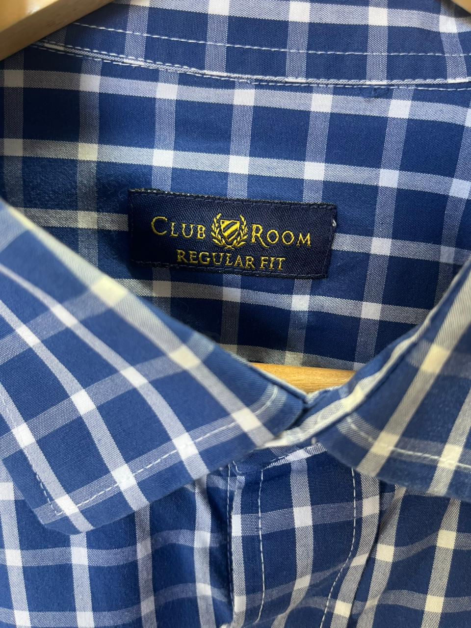 Club Room gingham Checkered Shirt | Full Sleeves |Korean-Inspired Oversized Fit | Lightweight Summer Wear |  Full Sleeve | Men Women | Online Shopping