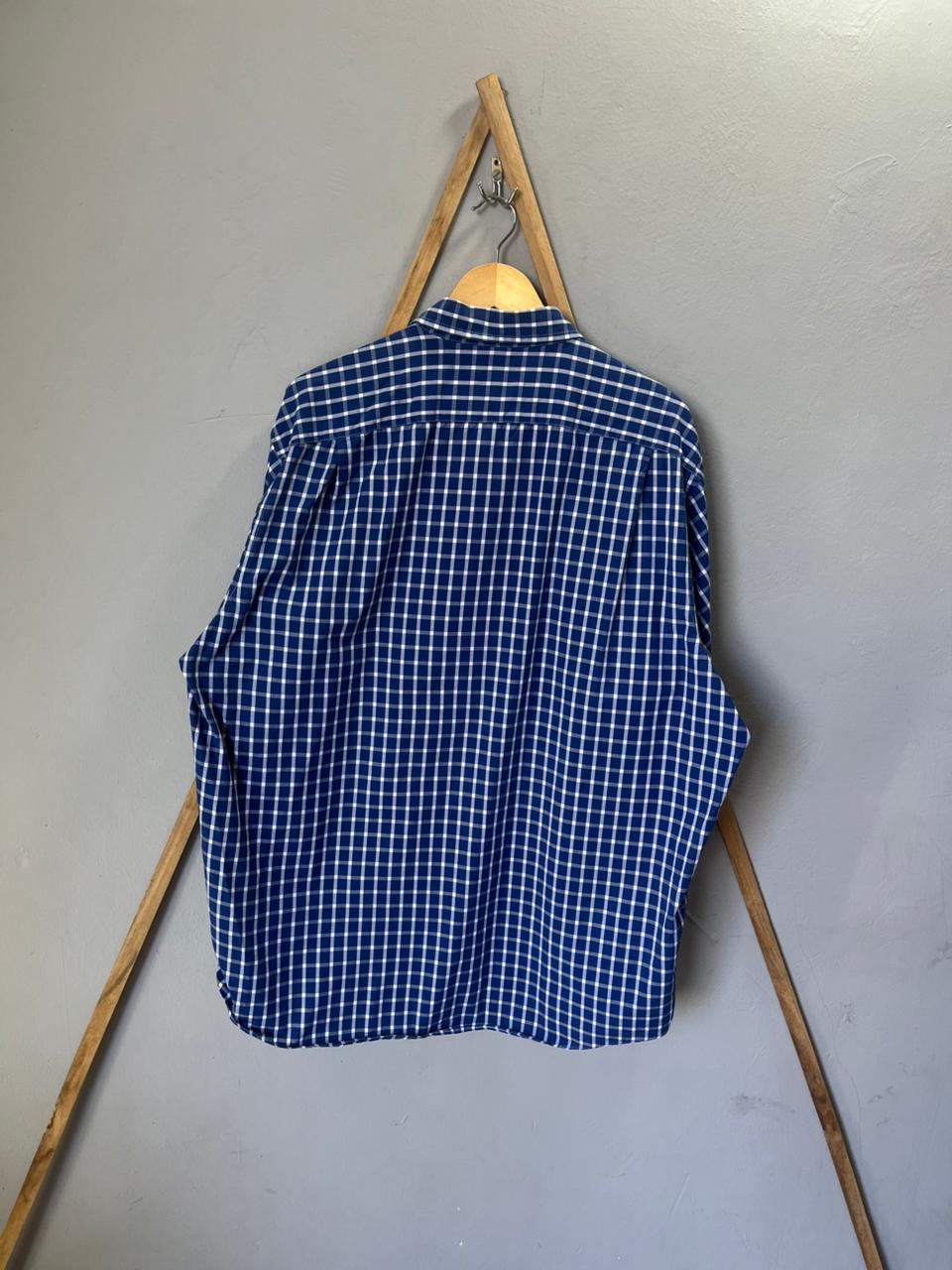 Club Room gingham Checkered Shirt | Full Sleeves |Korean-Inspired Oversized Fit | Lightweight Summer Wear |  Full Sleeve | Men Women | Online Shopping