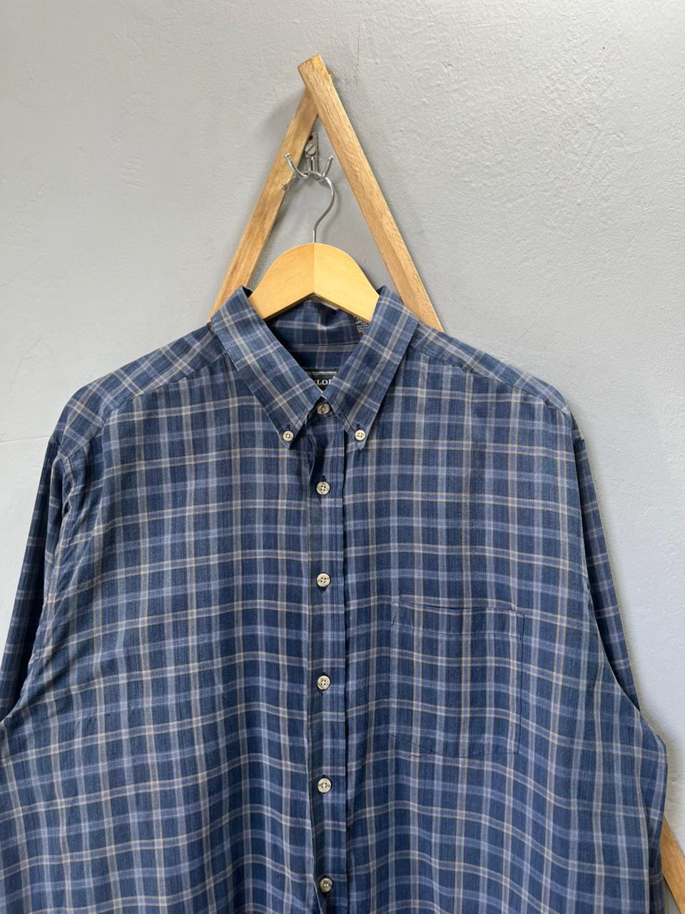 David Taylor Checkered Shirt | Full Sleeves |Korean-Inspired Oversized Fit | Lightweight Summer Wear | Full Sleeve | Men Women | Online Shopping