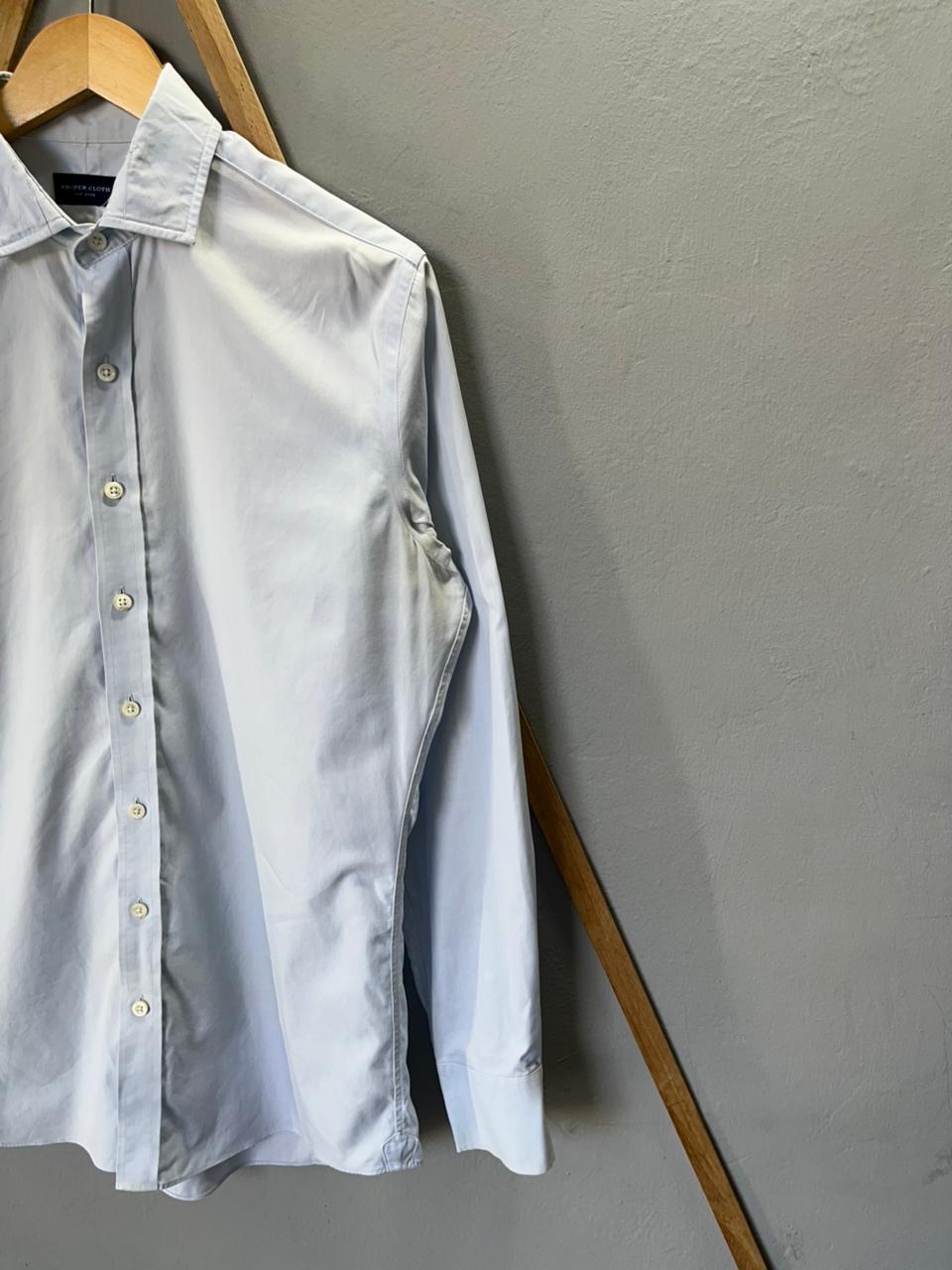 Proper Cloth  Plain Shirt | Full Sleeves |Korean-Inspired Oversized Fit | Lightweight Summer Wear |  Full Sleeve | Men Women | Online Shopping