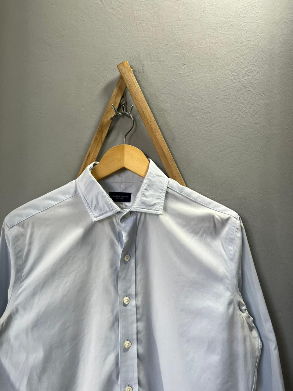 Proper Cloth  Plain Shirt | Full Sleeves |Korean-Inspired Oversized Fit | Lightweight Summer Wear |  Full Sleeve | Men Women | Online Shopping