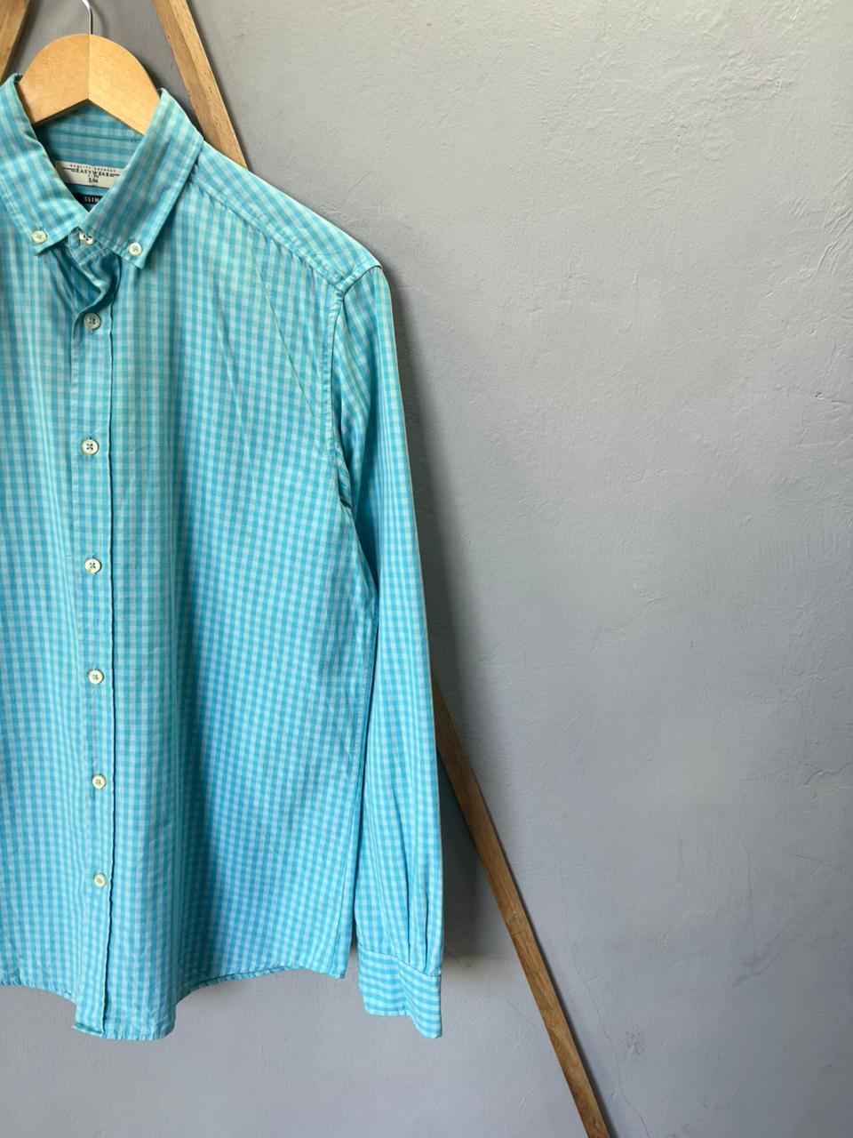 Easy wear gingham Checkered Shirt | Full Sleeves |Korean-Inspired Oversized Fit | Lightweight Summer Wear | Full Sleeve | Men Women | Online Shopping