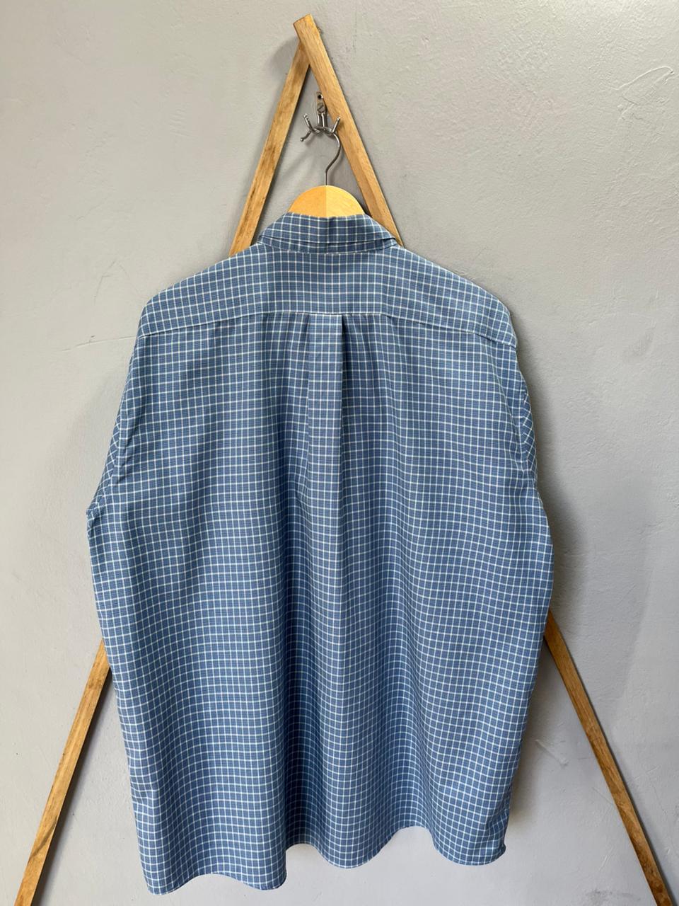 L.L. BEAN Checkered Shirt | Short Sleeves |Korean-Inspired Oversized Fit | Lightweight Summer Wear | Men Women | Online Shopping