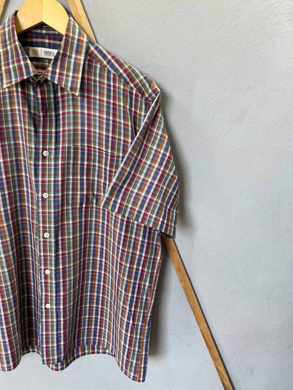 Marks &  Spencer Shirt | Short Sleeves |Korean-Inspired Oversized Fit | Lightweight Summer Wear | Men Women | Online Shopping