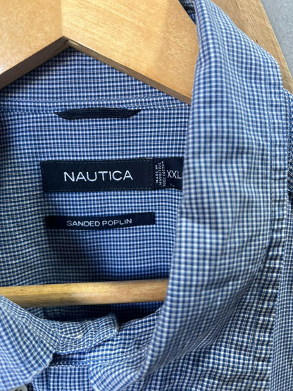 Nautica Shirt | Short Sleeves |Korean-Inspired Oversized Fit | Lightweight Summer Wear | Men Women | Online Shopping