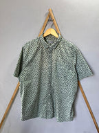 George printed Shirt | Short Sleeves |Korean-Inspired Oversized Fit | Lightweight Summer Wear | Men Women | Online Shopping