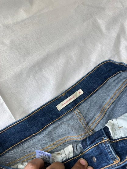Levi’s classic straight Vintage Blue Jeans | Pre-Owned Streetwear Denim|  Men Women | Unisex  | Online Shopping