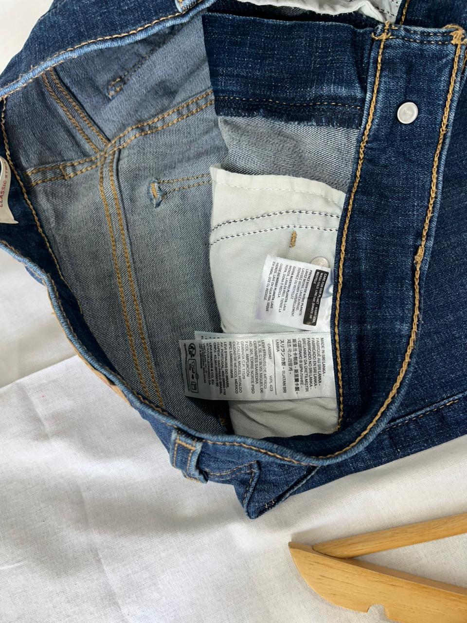Levi’s classic straight Vintage Blue Jeans | Pre-Owned Streetwear Denim|  Men Women | Unisex  | Online Shopping