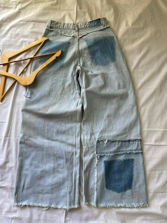 Pull & Bear Vintage Blue Jeans | Pre-Owned Streetwear Denim|  Men Women | Unisex  | Online Shopping