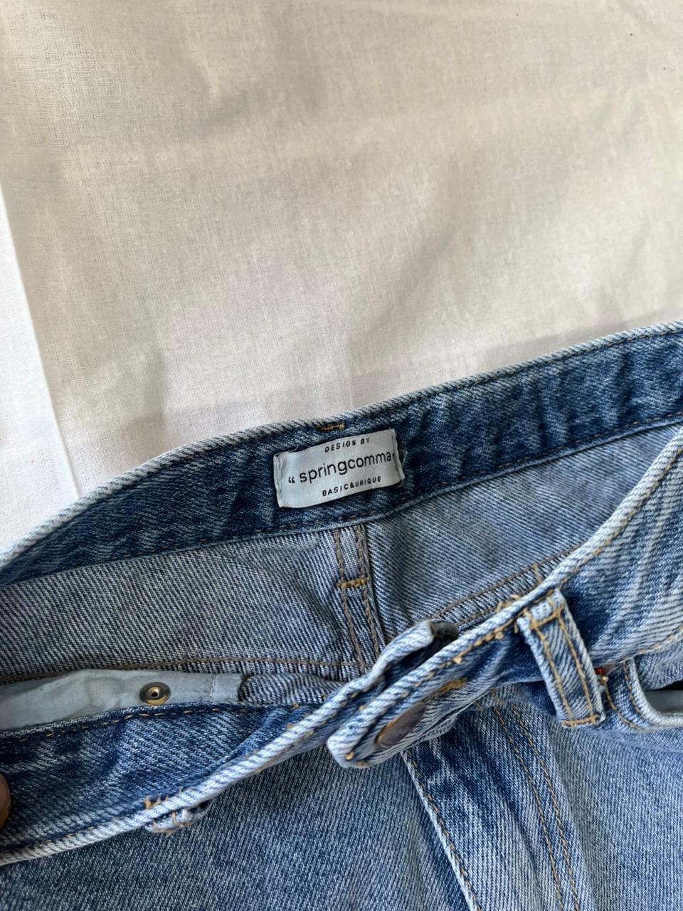 Springcomma Vintage Blue Jeans | Pre-Owned Streetwear Denim|  Men Women | Unisex  | Online Shopping