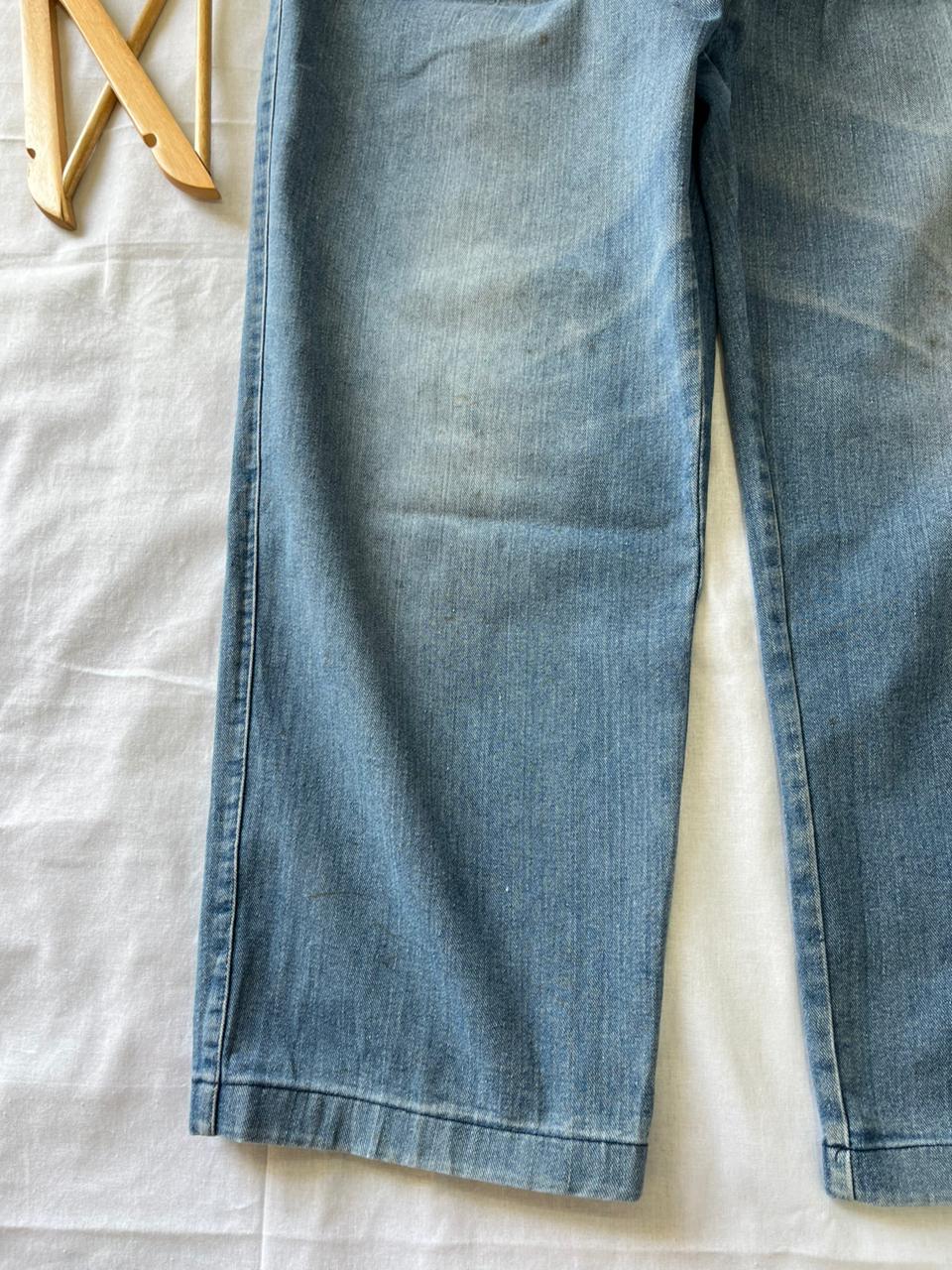 k Tex stains drop  Vintage Blue Jeans | Pre-Owned Streetwear Denim|  Men Women | Unisex  | Online Shopping