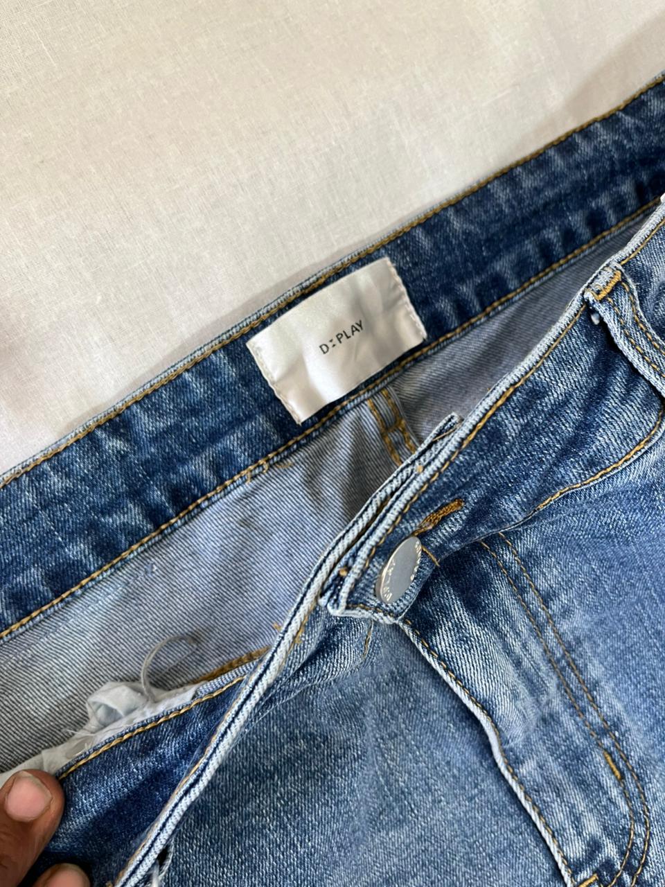 D play Vintage Blue Jeans | Pre-Owned Streetwear Denim|  Men Women | Unisex  | Online Shopping