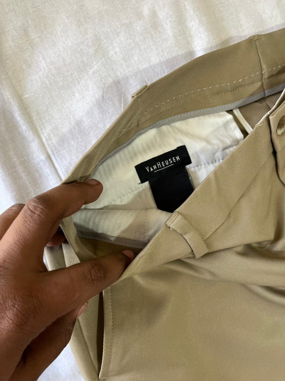 Van Heusen Relaxed Fit Casual Trousers | Everyday Wear Pants | Smart Casual Style | Men Women | Online Shopping