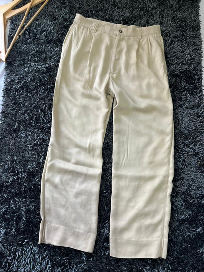 Tencel Relaxed Fit Casual Trousers | Everyday Wear Pants | Smart Casual Style | Men Women | Online Shopping