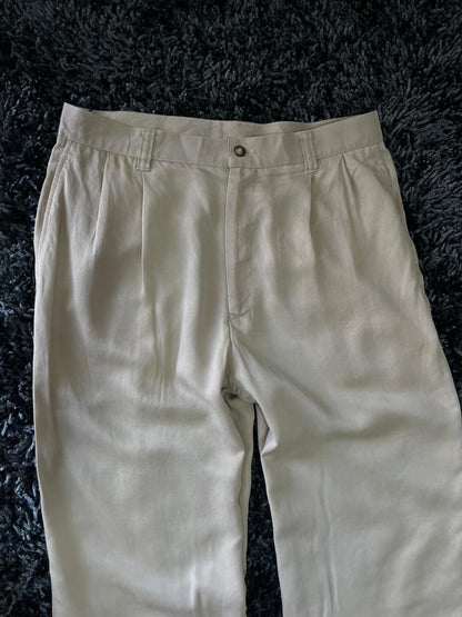 Tencel Relaxed Fit Casual Trousers | Everyday Wear Pants | Smart Casual Style | Men Women | Online Shopping