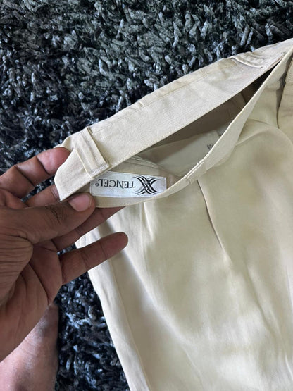 Tencel Relaxed Fit Casual Trousers | Everyday Wear Pants | Smart Casual Style | Men Women | Online Shopping