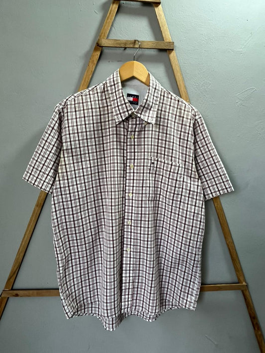 Tommy Hilfiger| Short Sleeves |Korean-Inspired Oversized Fit | Lightweight Summer Wear | Men Women | Online Shopping