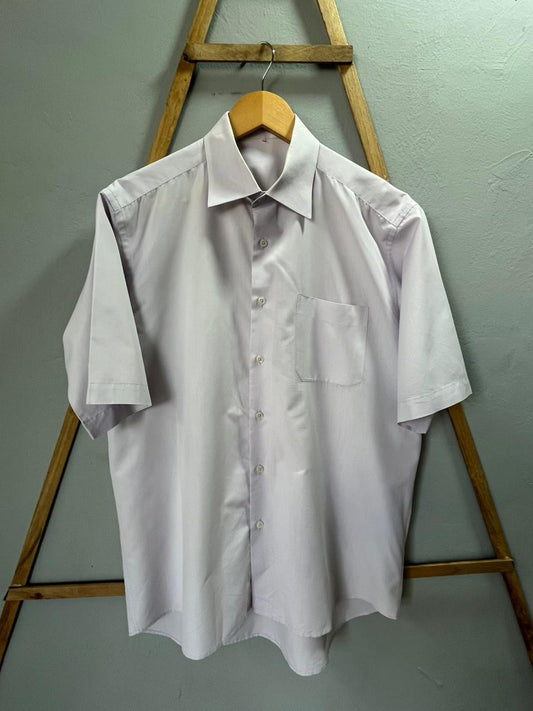 Cream white shirt | Short Sleeves |Korean-Inspired Oversized Fit | Lightweight Summer Wear | Men Women | Online Shopping